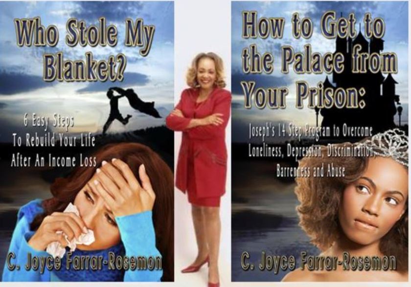 Self-Help book covers encourage and inspire those dealing with poverty, depression, death, and illness.