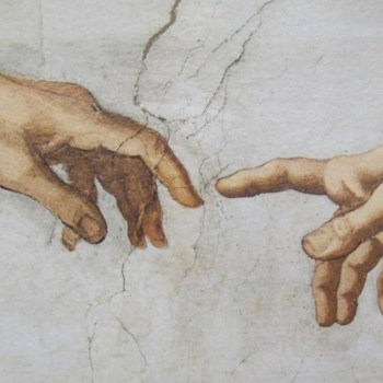 Michelango's God's Creation of Man- Sistine Chapel